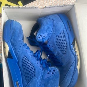 Jordan 5s blue size 15